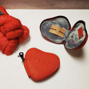 Maker's Heart Zip Mini Set - Coral Heart
